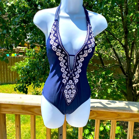 Boho one piece bathing suit size XS - Picture 4 of 6